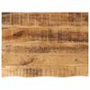 vidaXL Table Top Natural Solid rough mango wood 27.6 x 23.6 in Durable