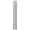 vidaXL Bookcase Grey Sonoma Engineered Wood Bookcase Rectangular