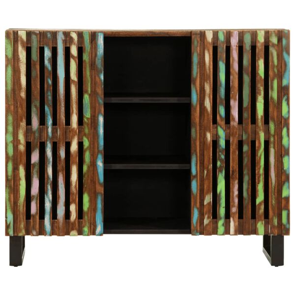 vidaXL Sideboard Reclaimed acacia wood Solid acacia wood, steel Medium