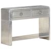 vidaXL Aviator Sideboard Silver Metal Medium Aviator Sideboard