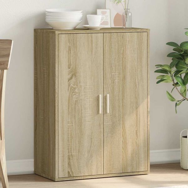 vidaXL Sideboard Sonoma oak Engineered wood Medium Sideboard