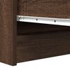 vidaXL Sideboard Brown oak Engineered wood 39.4 in wide Sideboard