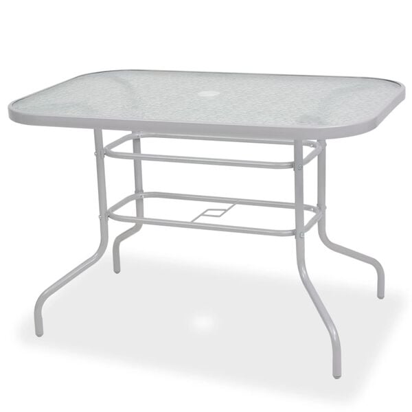 vidaXL Outdoor Dining Set Grey