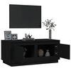 vidaXL Coffee Table Black Engineered wood Medium Coffee Table