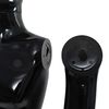vidaXL Full Body Male Mannequin with Glass Base Glossy Black 72.8"