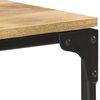 vidaXL Coffee Table Natural Mango Wood and Black