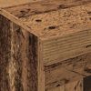 vidaXL Wall Cabinet Old Wood 27.36 x 13.39 x 35.43 in Engineered Wood
