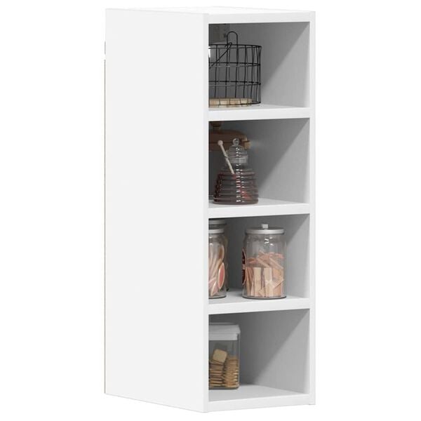 vidaXL Hanging Cabinet White Engineered Wood 23.6 in high