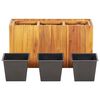 vidaXL Raised Bed Brown Solid Acacia Wood Medium Planters