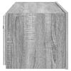 vidaXL TV Wall Cabinet Grey sonoma Engineered wood Medium