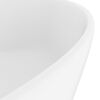 vidaXL Luxury Wash Basin with Overflow Matt White 14.2x5.1" Ceramic