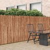 vidaXL Bark Fence Brown 236.2" x 59.1" Bark
