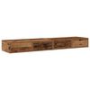 vidaXL Bed Drawers Old Wood 53.15 x 14.37 x 6.50 in Engineered Wood