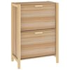 vidaXL Shoe Cabinet 22.6x13.0x31.5" Engineered Wood