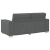 vidaXL 2-Seater Sofa Dark Grey 70.9"x30.7"x33.1" Fabric