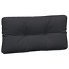 vidaXL Pallet Cushion Black 100% polyester