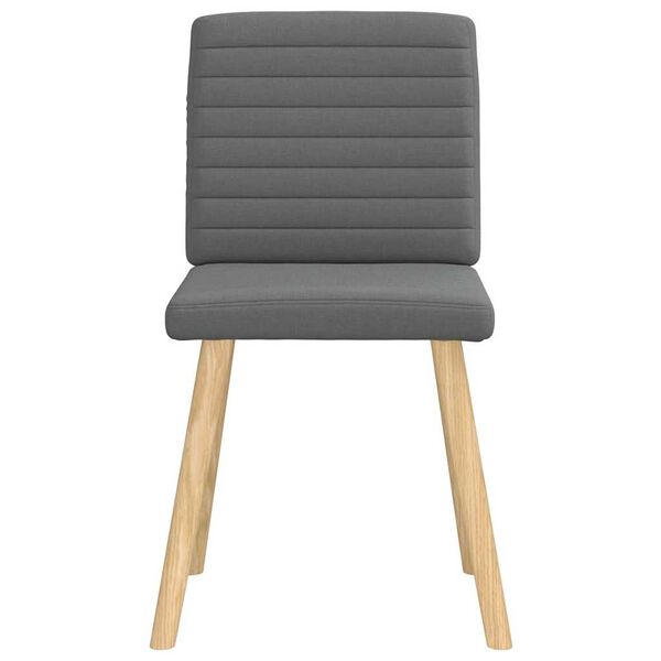 vidaXL Dining Chair Set of 4 Dark Grey