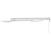 vidaXL Awning Frame White 118.1" x 78.7" Metal