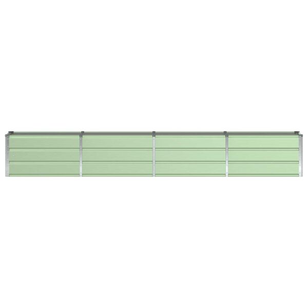 vidaXL Planter Green 125.98 x 15.75 x 17.72 in Steel