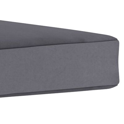 vidaXL Floor Pallet Cushion 23.6"x23.6"x2.4" Anthracite Fabric