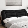 vidaXL Headboard Cushion Black