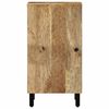 vidaXL Side Cabinet Brown Solid mango wood, engineered wood, iron