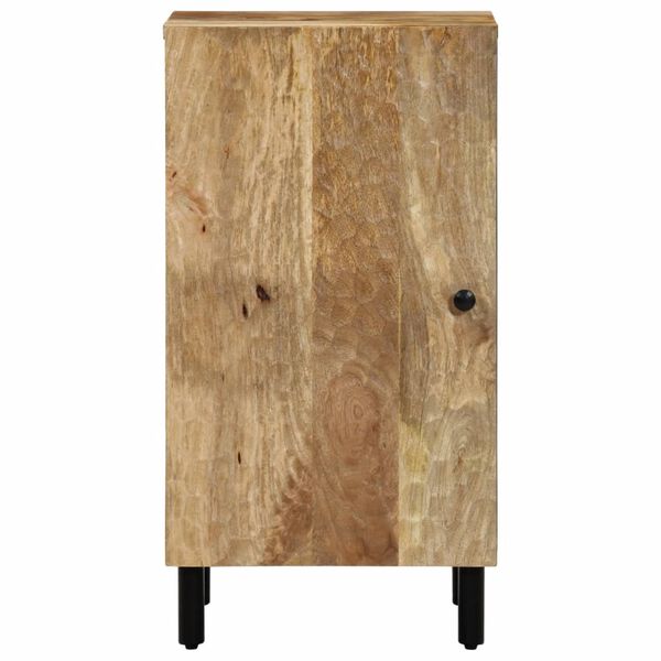 vidaXL Side Cabinet Brown Solid mango wood, engineered wood, iron