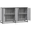 vidaXL Sideboard Grey Sonoma Engineered wood, Metal Medium Sideboard