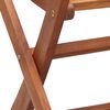 vidaXL Folding Garden Chair Set of 2 Wood grain Solid Acacia wood