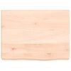 vidaXL Bathroom Countertop 15.7 x 11.8 x (0.8-1.6) " Untreated Solid Wood