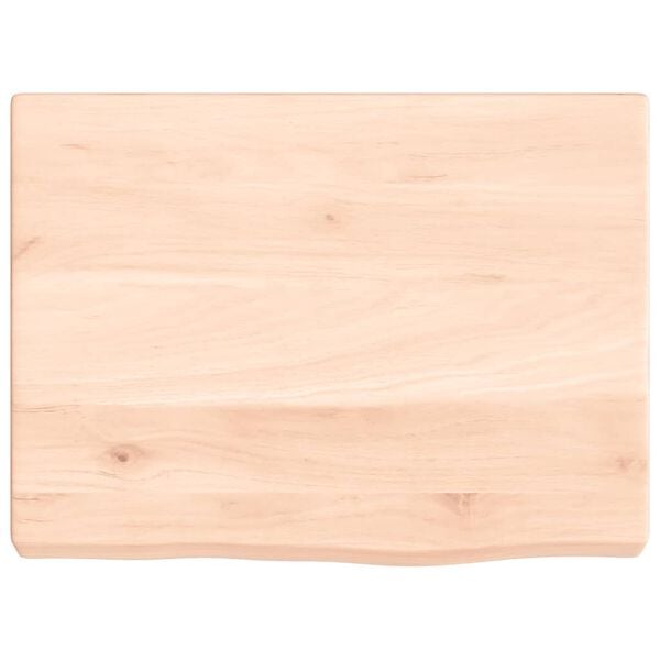 vidaXL Bathroom Countertop 15.7 x 11.8 x (0.8-1.6) " Untreated Solid Wood