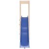 vidaXL Outdoor Playset Brown, Blue Solid pinewood, Polypropylene Large