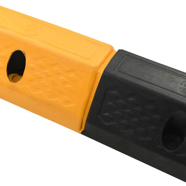 vidaXL Parking Blocks 2 pcs Rubber 19.3x5.9x3.5"