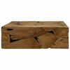 vidaXL Coffee Table Brown Genuine teak 35.4 x 19.7 x 11.8 in Durable