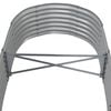 vidaXL Garden Raised Bed Grey Powder-coated steel Large Durable