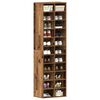 vidaXL Shoe Cabinet Old wood Engineered wood Tall Shoe Cabinet