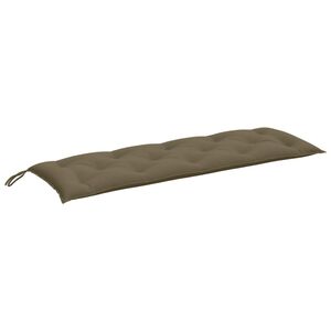 vidaXL Garden Bench Cushion Melange Taupe 100% polyester