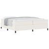 vidaXL Bed Frame Cream 78.7&ldquo; x 78.7&rdquo; Corduroy fabric
