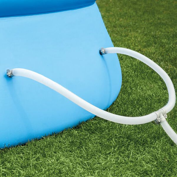 INTEX Pool Blue PVC Medium Portable Above Ground Swimming Pool Round