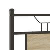 vidaXL Bed Frame Sonoma Oak Engineered Wood Full Bed Frame Rectangular