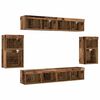 vidaXL TV Cabinet Set Wall-mounted 8 pcs Old wood Engineered wood