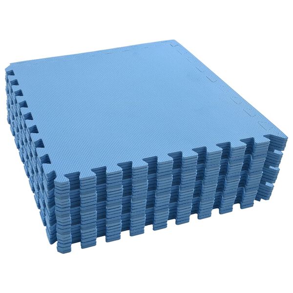 vidaXL Floor Mats 24 pcs 8,64 ㎡ EVA Foam Blue
