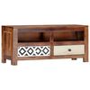 vidaXL TV Cabinet Brown Solid Acacia wood 35.4 x 11.8 x 15.7 in