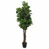 vidaXL Artificial Fiddle Leaf Fig Tree Green