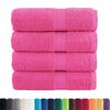 vidaXL Soap Towel Set of 4 Pink 100% cotton 12 x 12 in Soap Towel