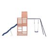 vidaXL Outdoor Playset Wooden frame with blue bits Solid Douglas wood