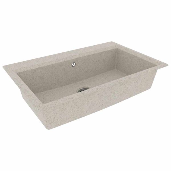 vidaXL Kitchen Sink Beige 79 x 50 x 31 cm Granite