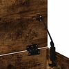 vidaXL Storage Box Smoked Oak Engineered wood 40.2 x 13.8 x 13.8 in