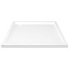 vidaXL Square ABS Shower Base Tray White 31.5"x31.5"