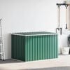vidaXL Storage Box Green Galvanized steel 58.7 x 39.0 x 36.6 in